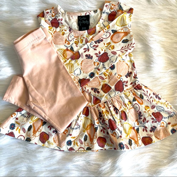 Cynthia Rowley infant girls 4pc mix and match legging set. 24m. - Picture 7 of 9